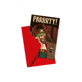 Uitnodigingskaarten Piraat 6st